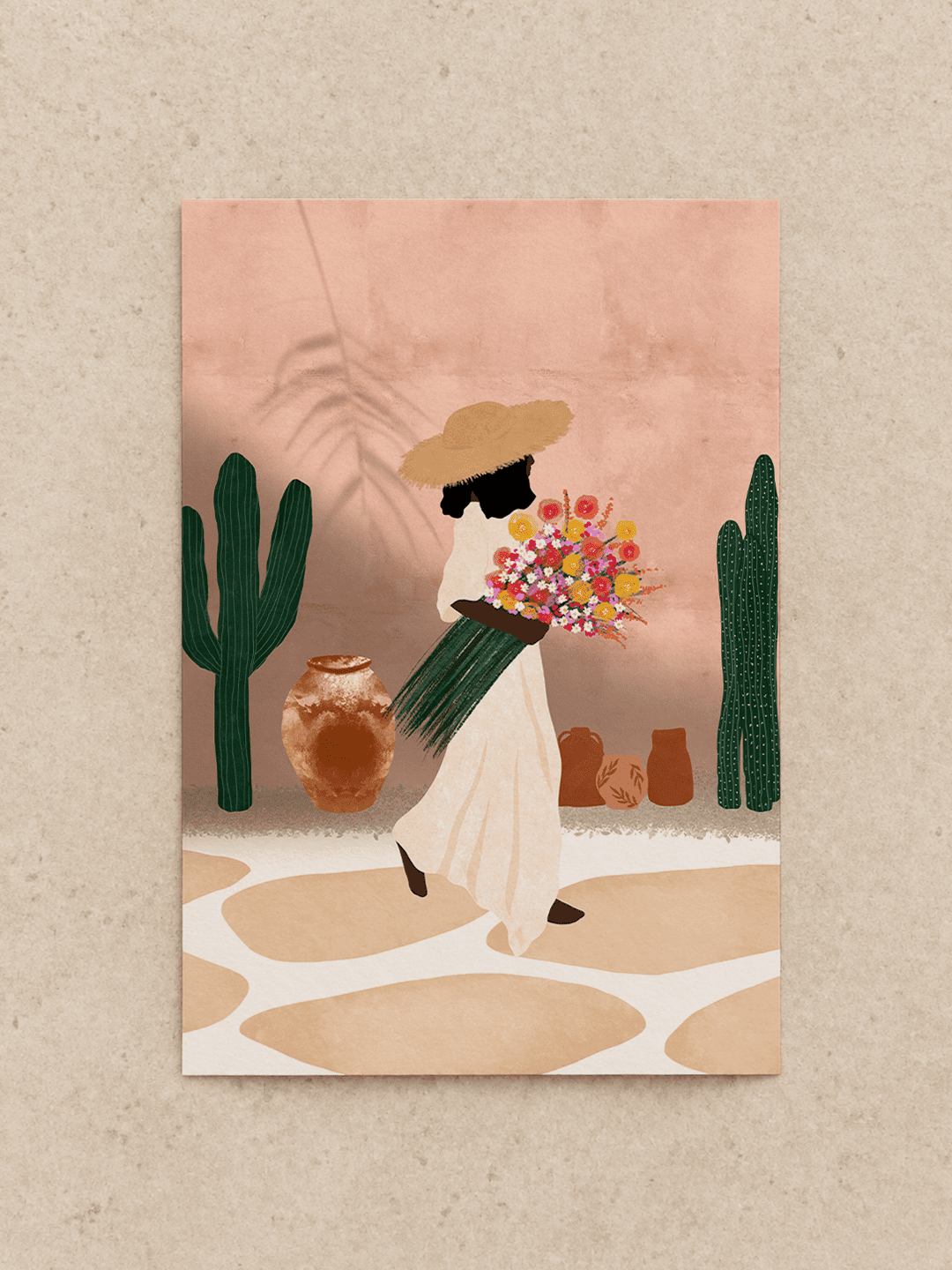 Carte postale Le bouquet