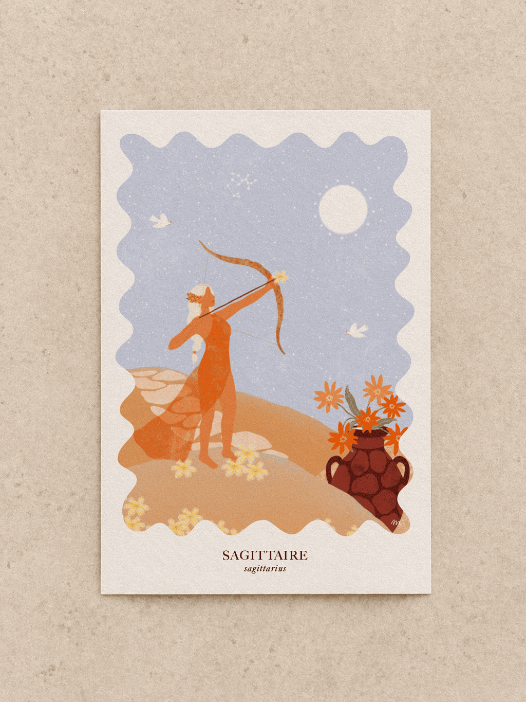 Carte postale Sagittaire