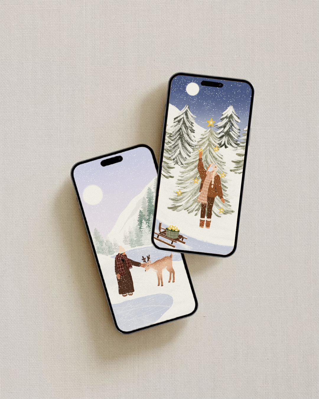 Illustrations d'hiver
