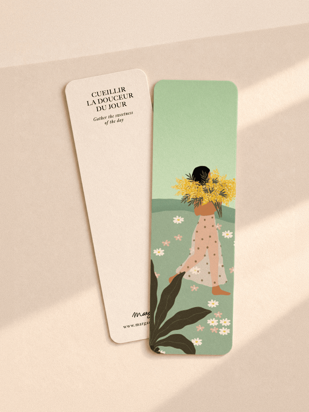 Marque page Mimosa