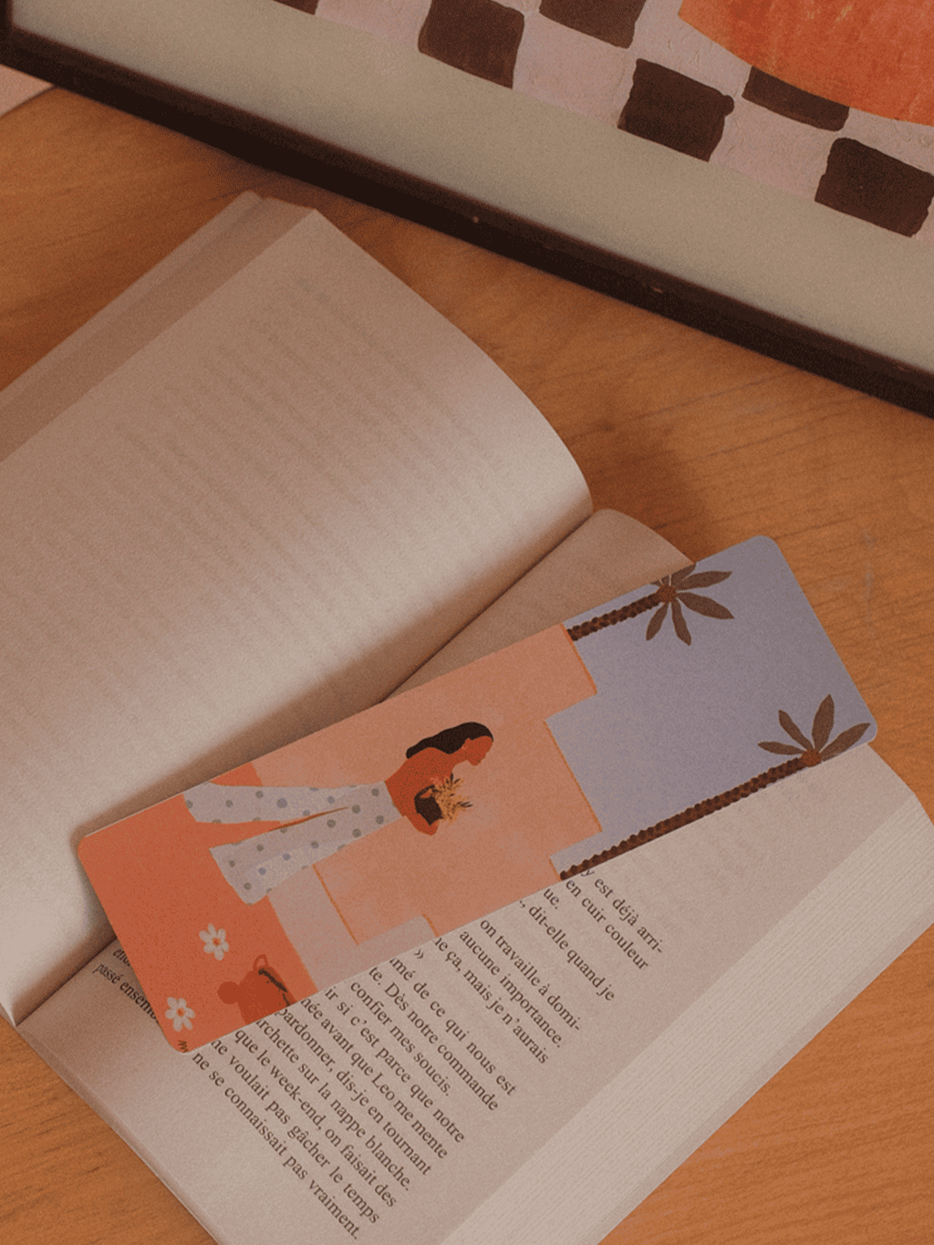 Marque page Sable et oranges